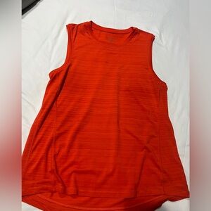 Athleta Bright Orange Muscle Tee